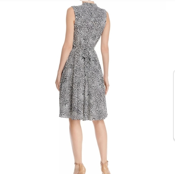 Nanette Lepore Animal Print Sleeveless Dress Sz 4 - Picture 4 of 12